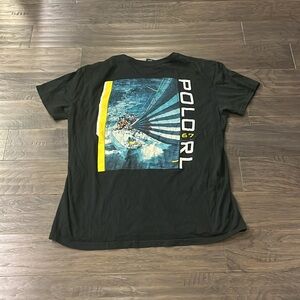 Polo Sport Ralph Lauren Sailing Sailboat T Shirt vintage black Men’s Size Large